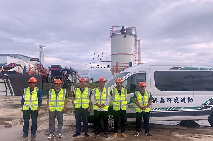 污染土壤治理現(xiàn)場