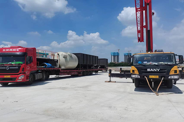 土壤淋洗設備安裝現場 土壤淋洗設備安裝現場