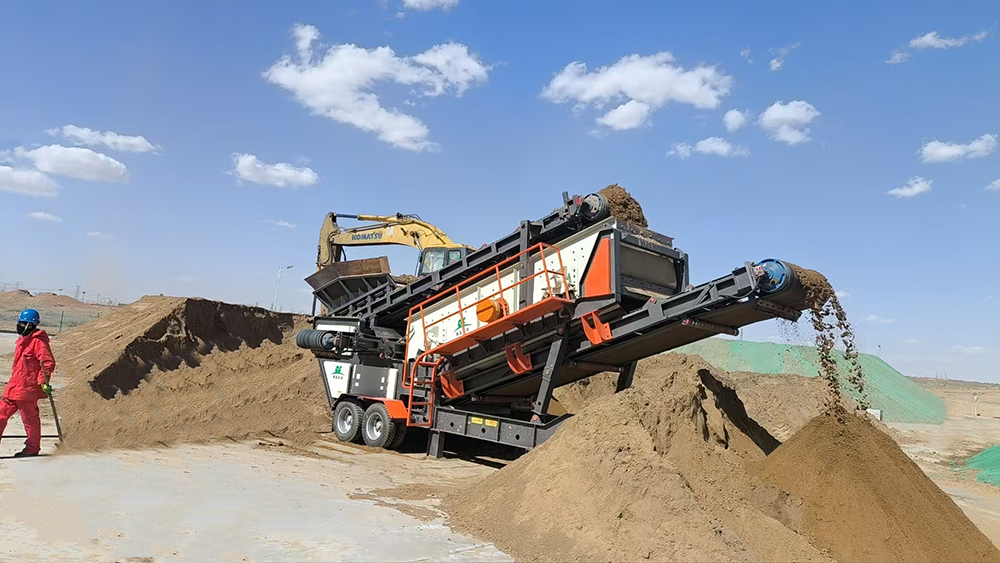 德森移動篩分設備